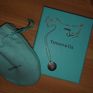 Tiffany & Co. ‘E’ charm necklace
